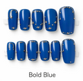 Bold Blue Nail Set