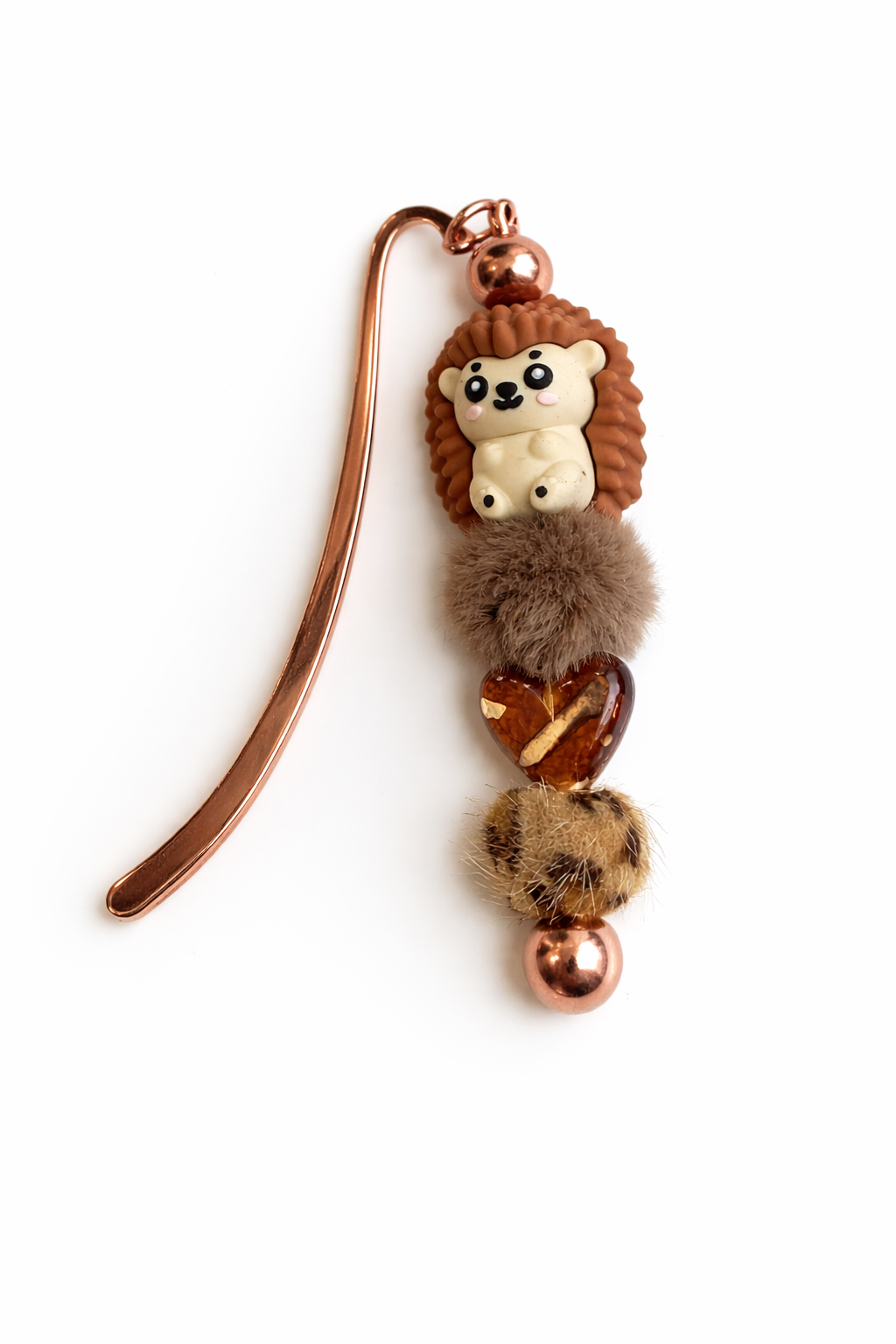 Woodland Luxe Bookmark – Cozy Hedgehog Edition,