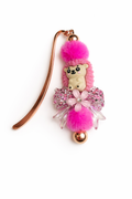 Pink Sparkle Luxe Bookmark – Glam Hedgehog Edition