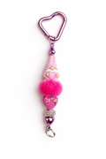 Enchanted Garden Luxe Keychain – Pink Gnome Edition