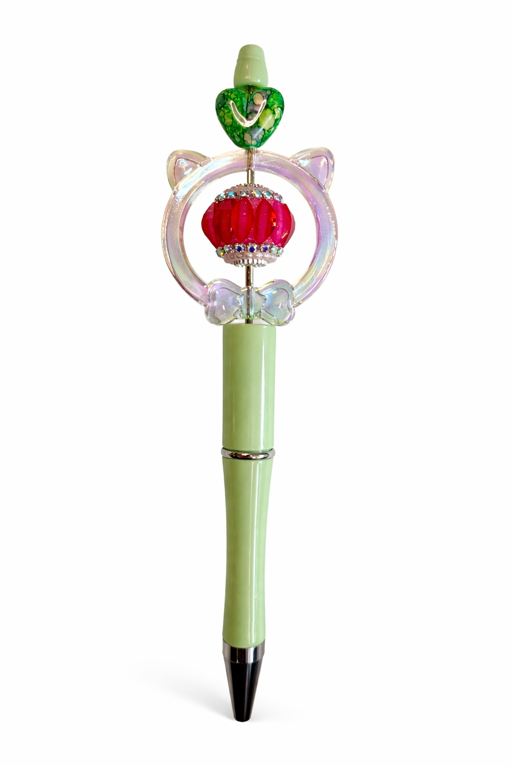 Pastel Cat Charm Pen