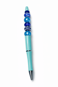 Coastal Blue Beaded Pen