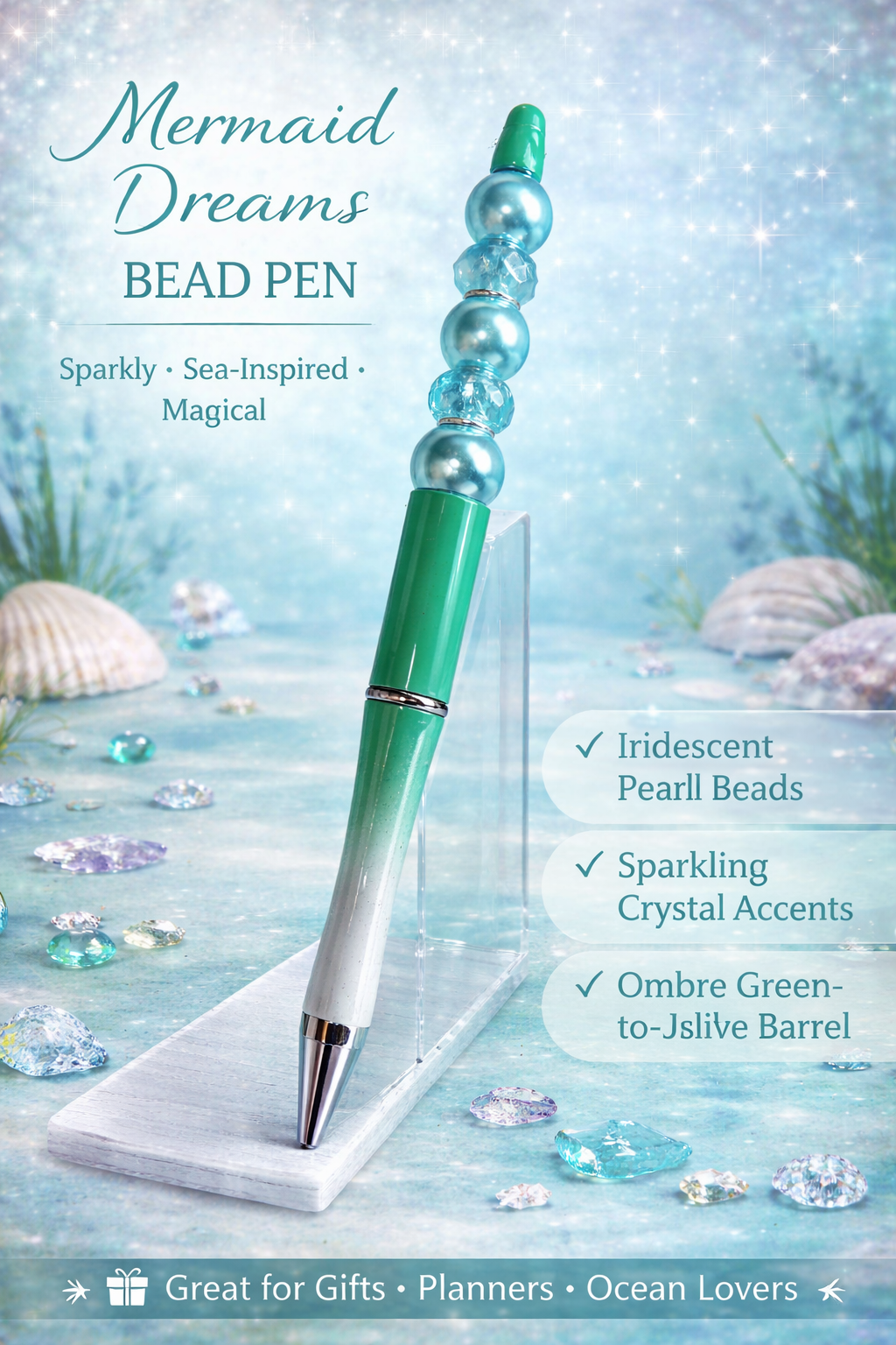 Mermaid Dreams Bead Pen