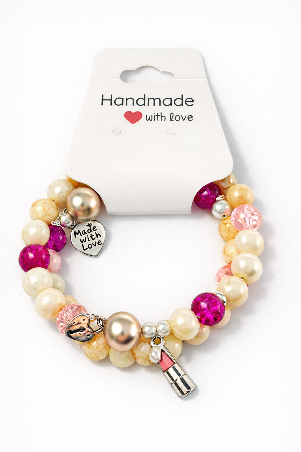 Blush Love Charm Bracelet