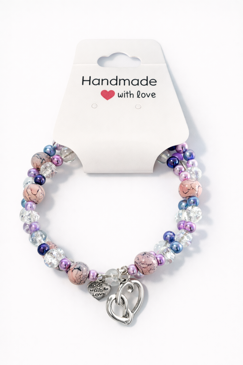 Pastel Love Beaded Bracelet