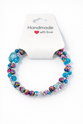Vibrant Ocean Sparkle Beaded Bracelet