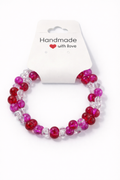 Pink Sparkle Double Strand Bracelet
