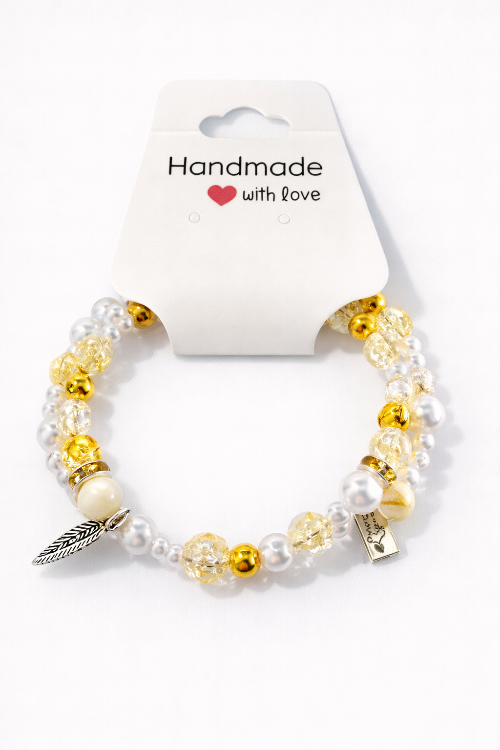 Golden Pearl Sparkle Bracelet