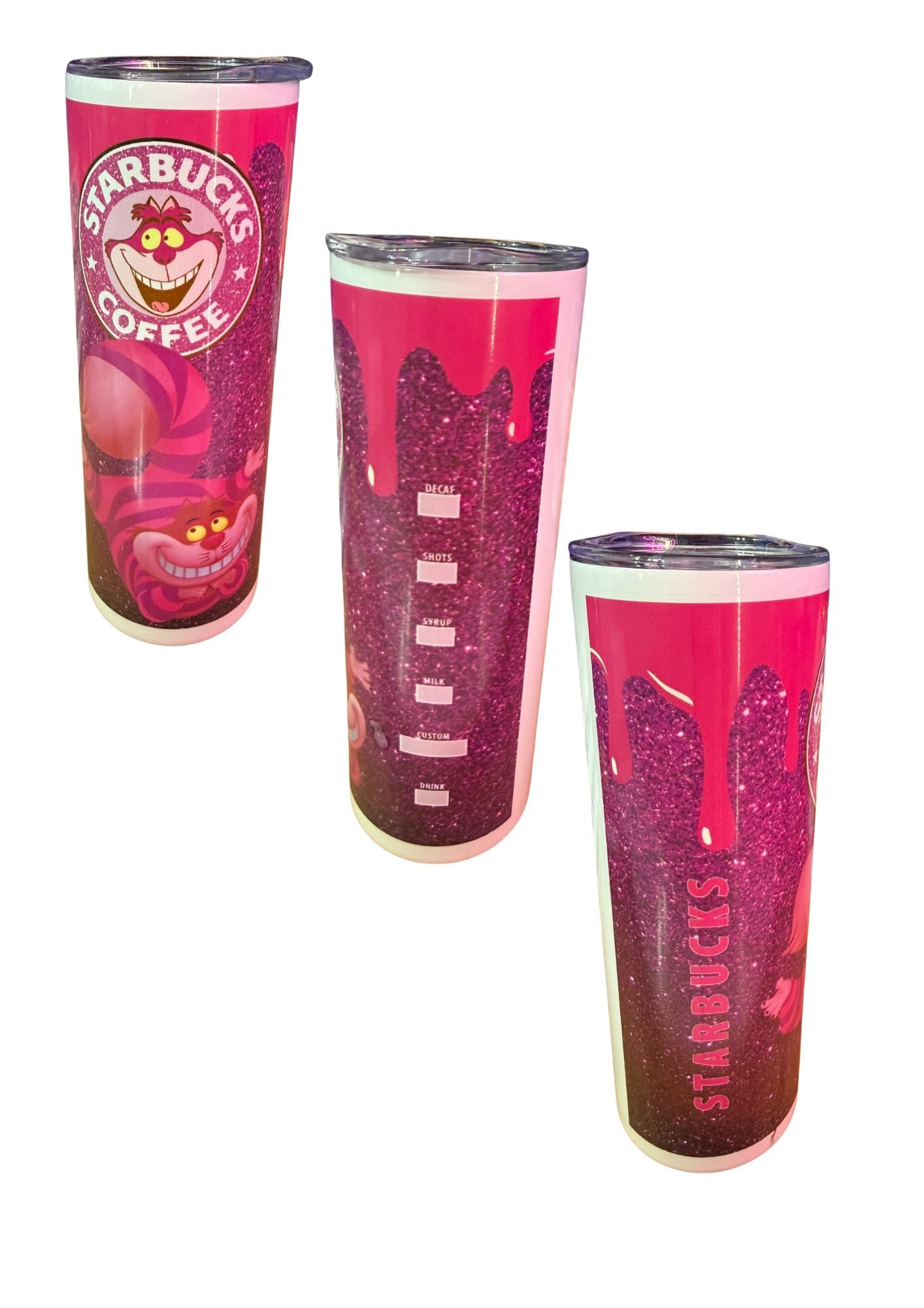 20oz Cat & Coffee Inspired Steel Tumbler